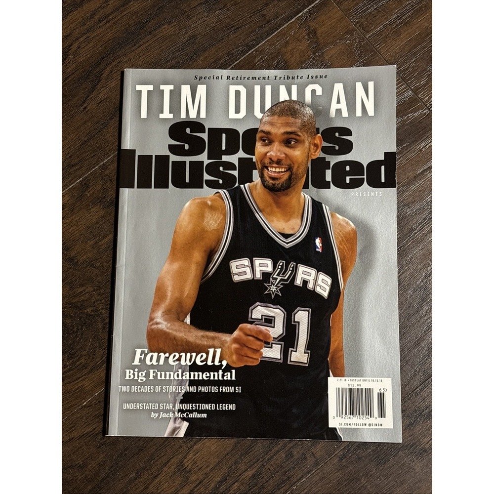 Tim Duncan Special Retirement Tribute Sports Illustrated San Antonio Spurs